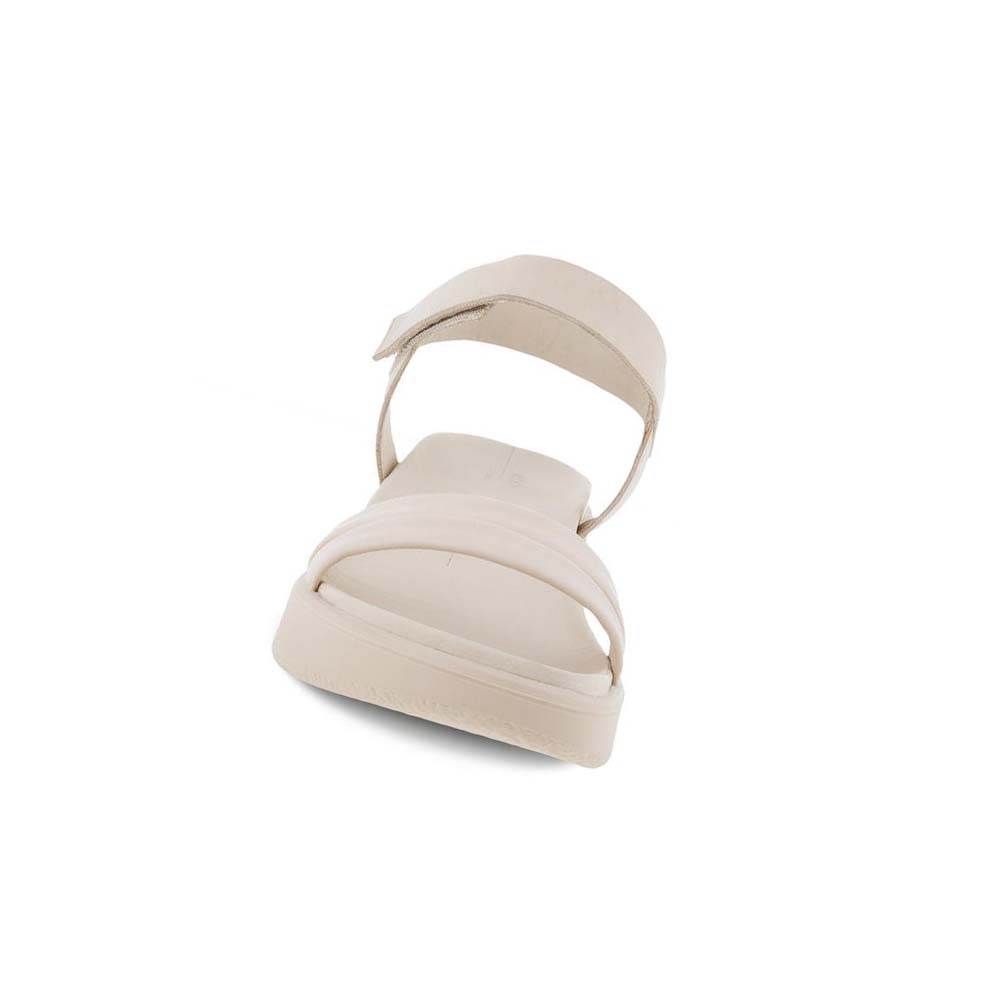 Women's Ecco Flowt Lx Wedge Sandals White | Canada 184AHK